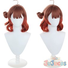 画像1: 花海佑芽　初星学園制服　コスプレウィッグ　学園アイドルマスター　コスプレ鬘　JUJUcosplay (1)