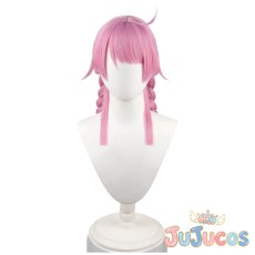 画像2: 千石ユノ　三つ編みツインテール　コスプレウィッグ　BanG Dream!（バンドリ！）　コスプレ鬘　JUJUcosplay (2)