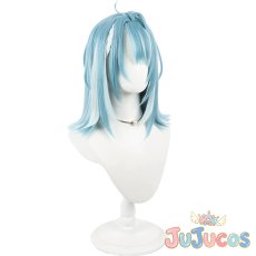 画像3: Vtuber　白波らむね　初期衣装　コスプレウィッグ　バーチャルYouTuber　コスプレ鬘　JUJUcosplay (3)