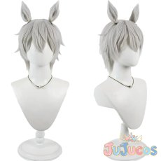 画像1: 猫咲波久礼　コスプレウィッグ　桃源暗鬼　コスプレ鬘　JUJUcosplay (1)