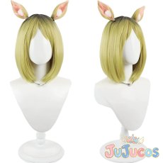 画像1: 越司丸益子　コスプレウィッグ　ヤニねこ　コスプレ鬘　JUJUcosplay (1)