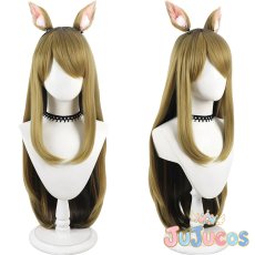 画像1: カンサイねこ　コスプレウィッグ　ヤニねこ　コスプレ鬘　JUJUcosplay (1)