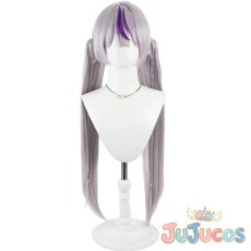画像2: Vtuber　ラプラス・ダークネス（La+ Darknesss）　2025新衣装　コスプレウィッグ　バーチャルYouTuber　コスプレ鬘　JUJUcosplay (2)