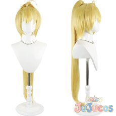 画像1: FGO　ネロ・クラウディウス　英霊学装　コスプレウィッグ　Fate/Grand Order　コスプレ鬘　JUJUcosplay (1)