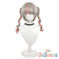 画像2: VTuber　魔界ノりりむ　Cherry Cherish　コスプレウィッグ　バーチャルYouTuber　コスプレ鬘　JUJUcosplay (2)