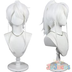 画像1: カリム・アルアジーム　Kalim Al-Asim　夜空のシフォン　コスプレウィッグ　ツイステッドワンダーランド　コスプレ鬘　JUJUcosplay (1)