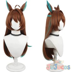 画像1: エフフォーリア　勝負服　コスプレウィッグ　ウマ娘プリティーダービー　コスプレ鬘　JUJUcosplay (1)