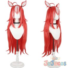 画像1: 神無月空　コスプレウィッグ　アクション対魔忍　コスプレ鬘　JUJUcosplay (1)