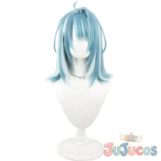画像2: Vtuber　白波らむね　初期衣装　コスプレウィッグ　バーチャルYouTuber　コスプレ鬘　JUJUcosplay (2)