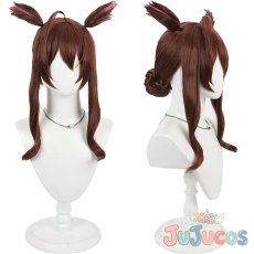 画像1: メジロブライト　水着　海辺のエレガンスシフォン　コスプレウィッグ　ウマ娘プリティーダービー　コスプレ鬘　JUJUcosplay (1)