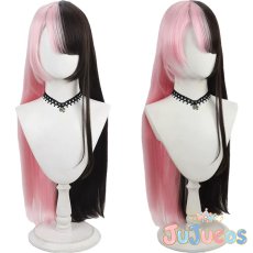 画像1: VTuber　橘ひなの　部屋着　ストレートロング　コスプレウィッグ　バーチャルYouTuber　コスプレ鬘　JUJUcosplay (1)