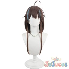 画像2: VTuber　夏色まつり　正月衣装　コスプレウィッグ　バーチャルYouTuber　コスプレ鬘　JUJUcosplay (2)