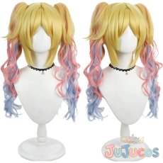 画像1: 大沢瑠璃乃　ド！ド！ド！　コスプレウィッグ　ラブライブ！蓮ノ空女学院スクールアイドルクラブ　コスプレ鬘　JUJUcosplay (1)
