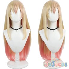 画像1: Vtuber　家長むぎ　共通衣装　コスプレウィッグ　バーチャルYouTuber　コスプレ鬘　JUJUcosplay (1)