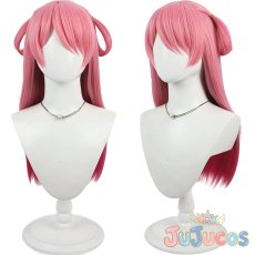 画像1: バンドリ！　丸山彩　ふわふわハート?　コスプレウィッグ　BanG Dream!　コスプレ鬘　JUJUcosplay (1)