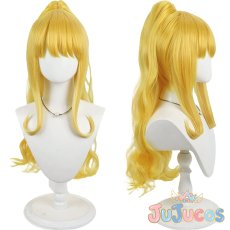 画像1: 菓彩あまね　キュアフィナーレ　コスプレウィッグ　デリシャスパーティー?プリキュア　コスプレ鬘　JUJUcosplay (1)