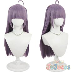 画像1: 調布のりこ　ストレートロング　コスプレウィッグ　いきづらい部!　コスプレ鬘　JUJUcosplay (1)
