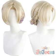 画像1: ヴィル・シェーンハイト　Vil Schoenheit　白雪姫　コスプレウィッグ　ツイステッドワンダーランド　コスプレ鬘　JUJUcosplay (1)