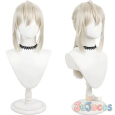 画像1: FGO　ベディヴィエール　夏の銀騎士　コスプレウィッグ　Fate/Grand Order　コスプレ鬘　JUJUcosplay (1)