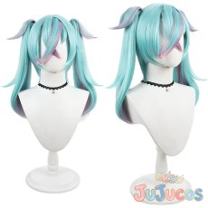 画像1: プリム　コスプレウィッグ　プリキュアオールスターズF　コスプレ鬘　JUJUcosplay (1)