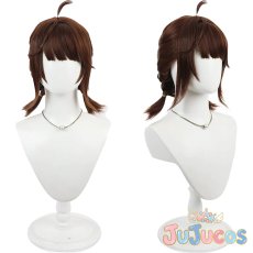 画像1: 風巻マイ　コスプレウィッグ　ブルーアーカイブ　コスプレ鬘　JUJUcosplay (1)