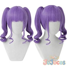 画像1: Roselia　ロゼリア　宇田川あこ　コスプレウィッグ　BanG Dream!（バンドリ！）　コスプレ鬘　JUJUcosplay (1)