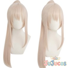 画像1: 綾波改　コスプレウィッグ　アズールレーン　コスプレ鬘　JUJUcosplay (1)