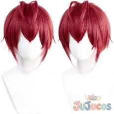 画像1: ツイステ　ハーツラビュル寮　寮長　リドル・ローズハート　コスプレウィッグ　ツイステッドワンダーランド　コスプレ鬘　JUJUcosplay (1)