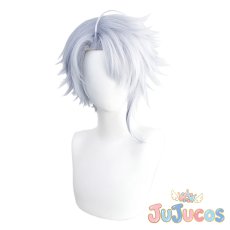 画像2: ツイステ　オクタヴィネル寮　寮長　人魚　アズール・アーシェングロット　コスプレウィッグ　ツイステッドワンダーランド　コスプレ鬘　JUJUcosplay (2)