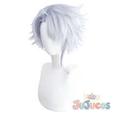 画像3: ツイステ　オクタヴィネル寮　寮長　人魚　アズール・アーシェングロット　コスプレウィッグ　ツイステッドワンダーランド　コスプレ鬘　JUJUcosplay (3)