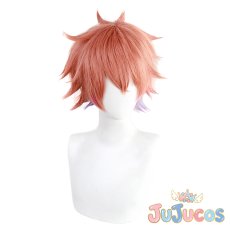 画像2: ツイステ　ハーツラビュル寮　1年生　エース・トラッポラ　コスプレウィッグ　ツイステッドワンダーランド　コスプレ鬘　JUJUcosplay (2)