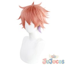 画像4: ツイステ　ハーツラビュル寮　1年生　エース・トラッポラ　コスプレウィッグ　ツイステッドワンダーランド　コスプレ鬘　JUJUcosplay (4)