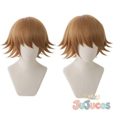 画像1: 不二咲千尋　コスプレウィッグ　ダンガンロンパ 希望の学園と絶望の高校生　コスプレ鬘　JUJUcosplay (1)