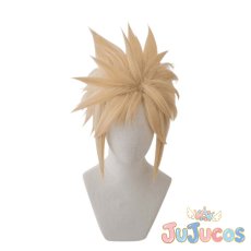 画像2: ファイナルファンタジーVII リメイク　クラウド・ストライフ　コスプレウィッグ　FINAL FANTASY VII　コスプレ鬘　JUJUcosplay (2)