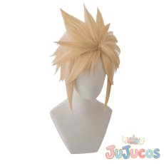 画像3: ファイナルファンタジーVII リメイク　クラウド・ストライフ　コスプレウィッグ　FINAL FANTASY VII　コスプレ鬘　JUJUcosplay (3)