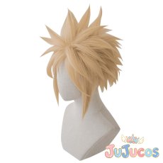 画像4: ファイナルファンタジーVII リメイク　クラウド・ストライフ　コスプレウィッグ　FINAL FANTASY VII　コスプレ鬘　JUJUcosplay (4)