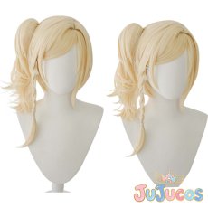 画像1: 虹ヶ咲学園スクールアイドル同好会　宮下愛　コスプレウィッグ　ラブライブ!　コスプレ鬘　JUJUcosplay (1)