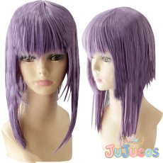 画像1: 草薙素子　コスプレウィッグ　攻殻機動隊　コスプレ鬘　JUJUcosplay (1)