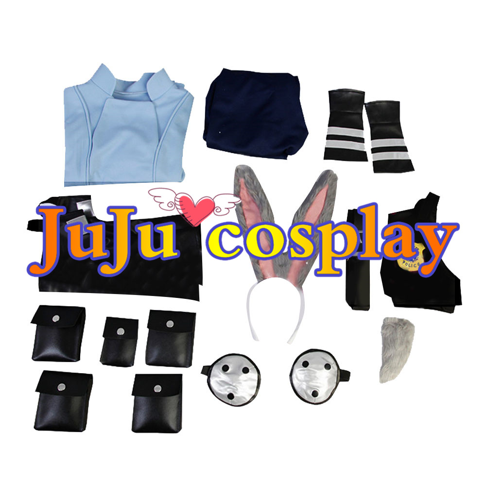 送料無料 ズートピア ジュディ ホップス Judy うさぎ 警察官制服 コスプレ衣装