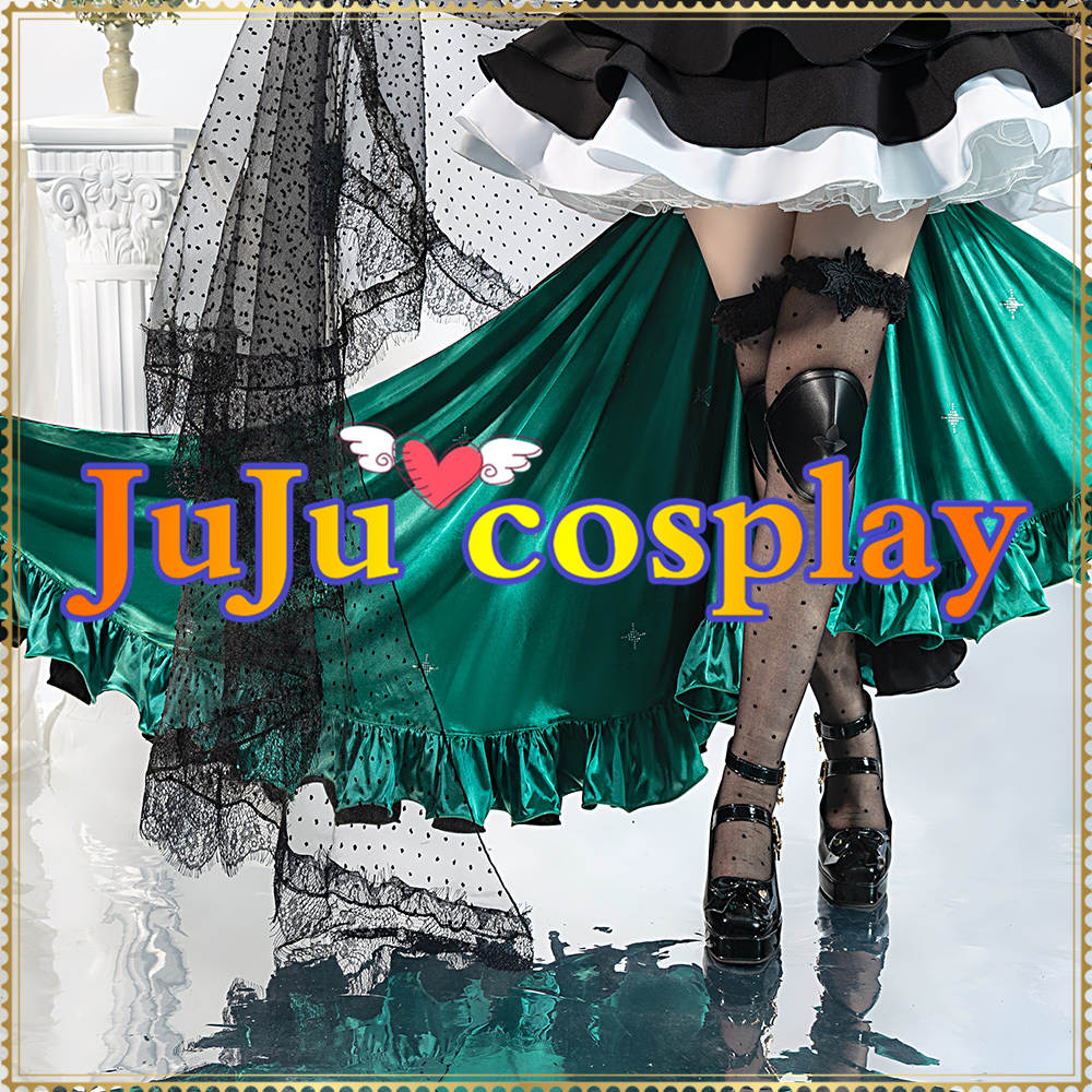 画像17: 送料無料 在庫品(翌日発送) BanG Dream! Ave Mujica 若葉睦 アークナイツ大陸版 コラボ衣装 コスプレ衣装 (17)