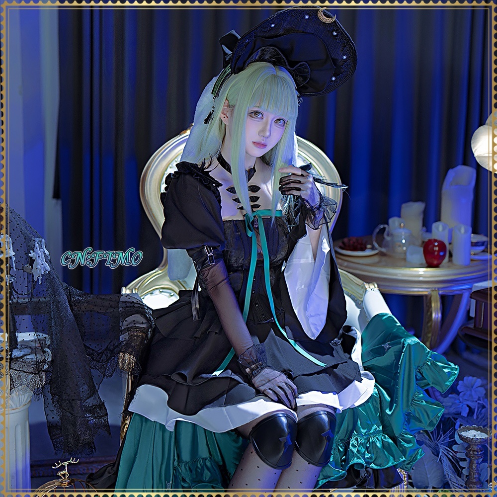 画像1: 送料無料 在庫品(翌日発送) BanG Dream! Ave Mujica 若葉睦 アークナイツ大陸版 コラボ衣装 コスプレ衣装 (1)